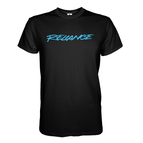 Reliance Gaming Blue Text Logo T-Shirt