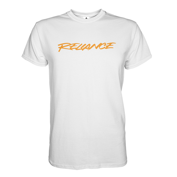 Reliance Gaming Orange Text Logo T-Shirt