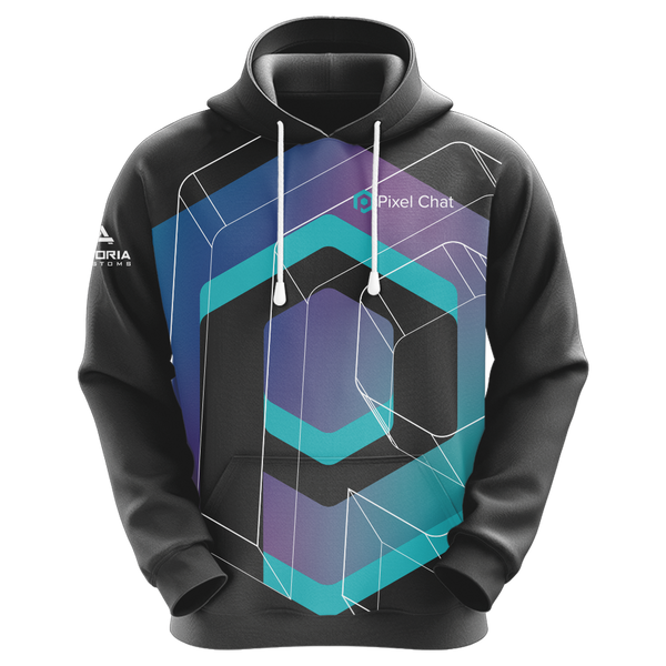 Pixel Chat Sublimated Hoodie