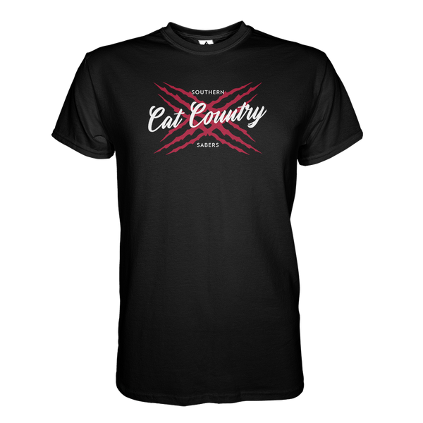 Southern Sabers Cat Country T-Shirt