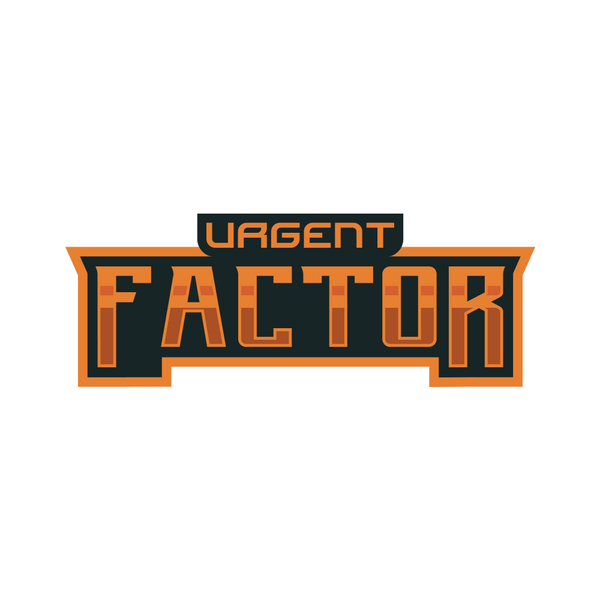 Urgent Factor Sticker - Text Logo