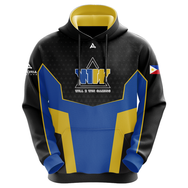 Will 2 Win Gaming Sublimated Hoodie